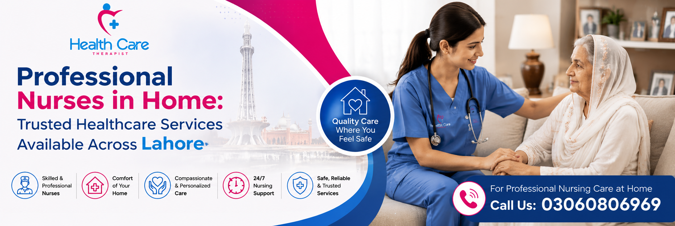 Professional Nurses in Home: Trusted Healthcare Services Available Across Lahore